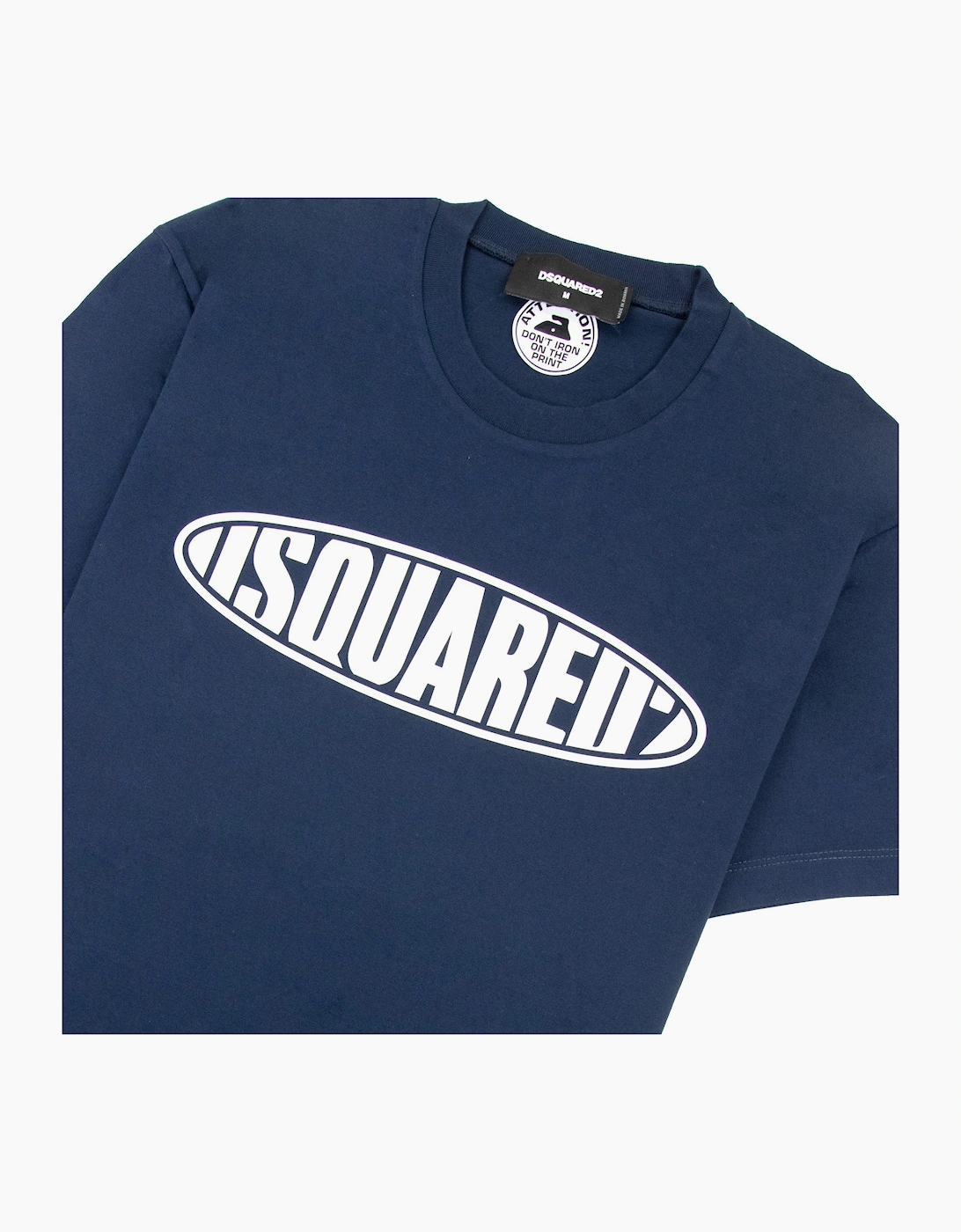 Dsquared2 Surf Board Cool T Shirt Navy 478