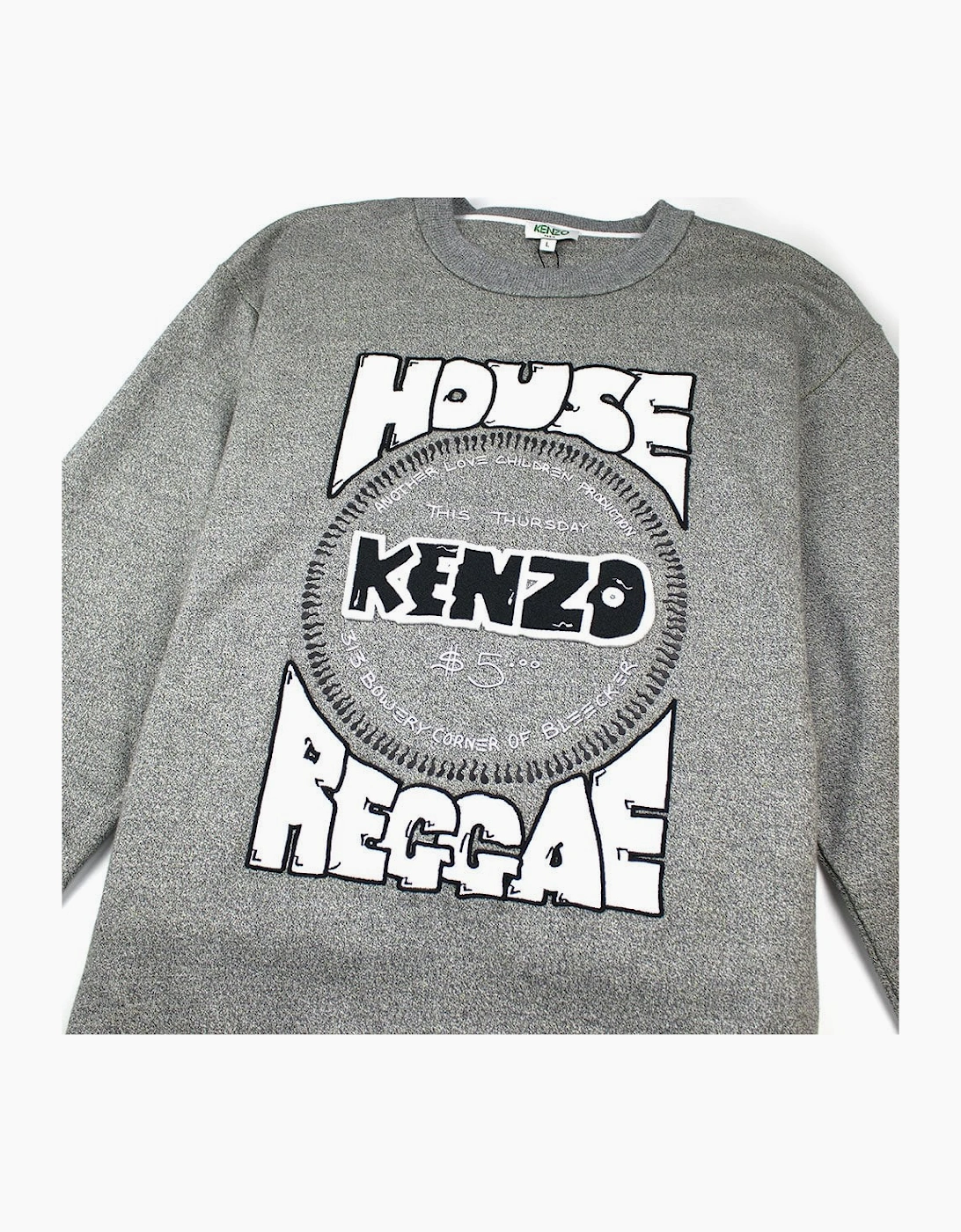 Kenzo House-Reggae Sweatshirt Grey