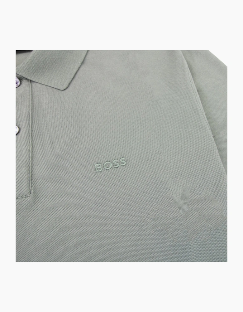 Hugo Boss Pallas Embroidered Logo S/s Polo Dark Green 343