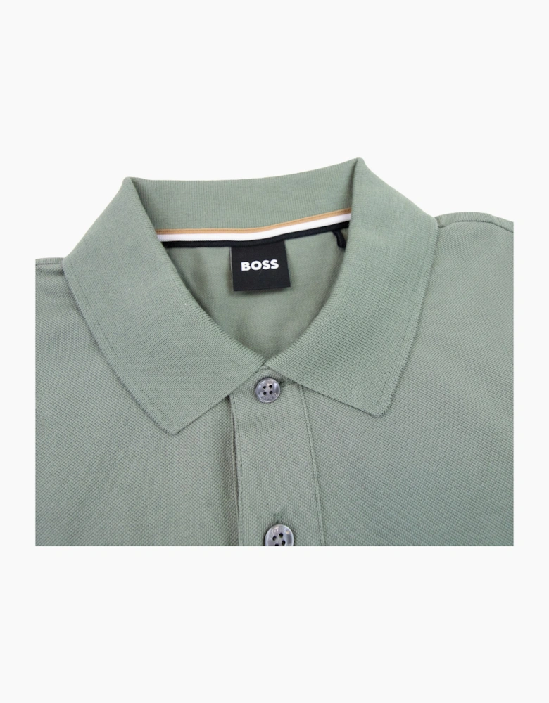 Hugo Boss Pallas Embroidered Logo S/s Polo Dark Green 343