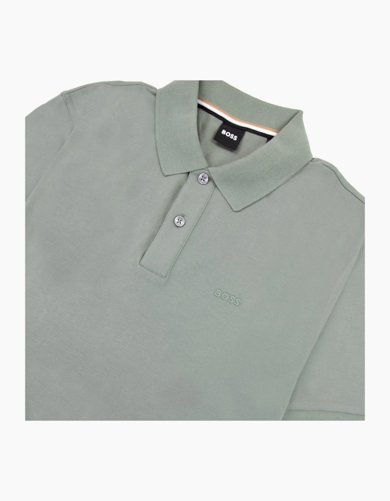 Hugo Boss Pallas Embroidered Logo S/s Polo Dark Green 343