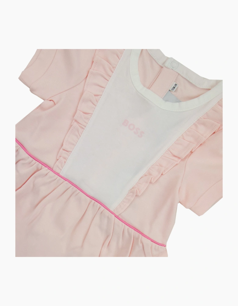 Hugo Boss Kids Baby Girl Frill Dress Pink 44l