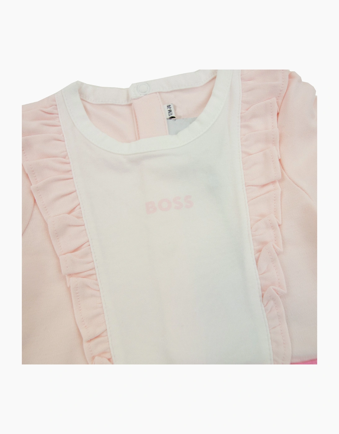 Hugo Boss Kids Baby Girl Frill Dress Pink 44l