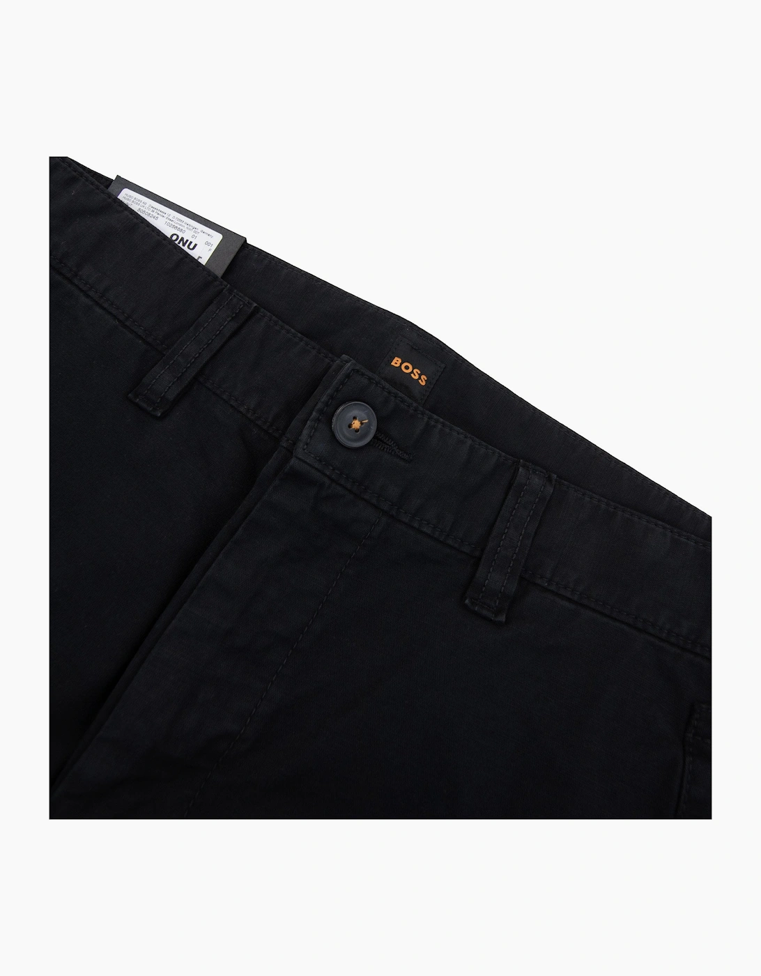 Hugo Boss Sisla 5 Logo Patch Stretch Cargo Pants Black 001