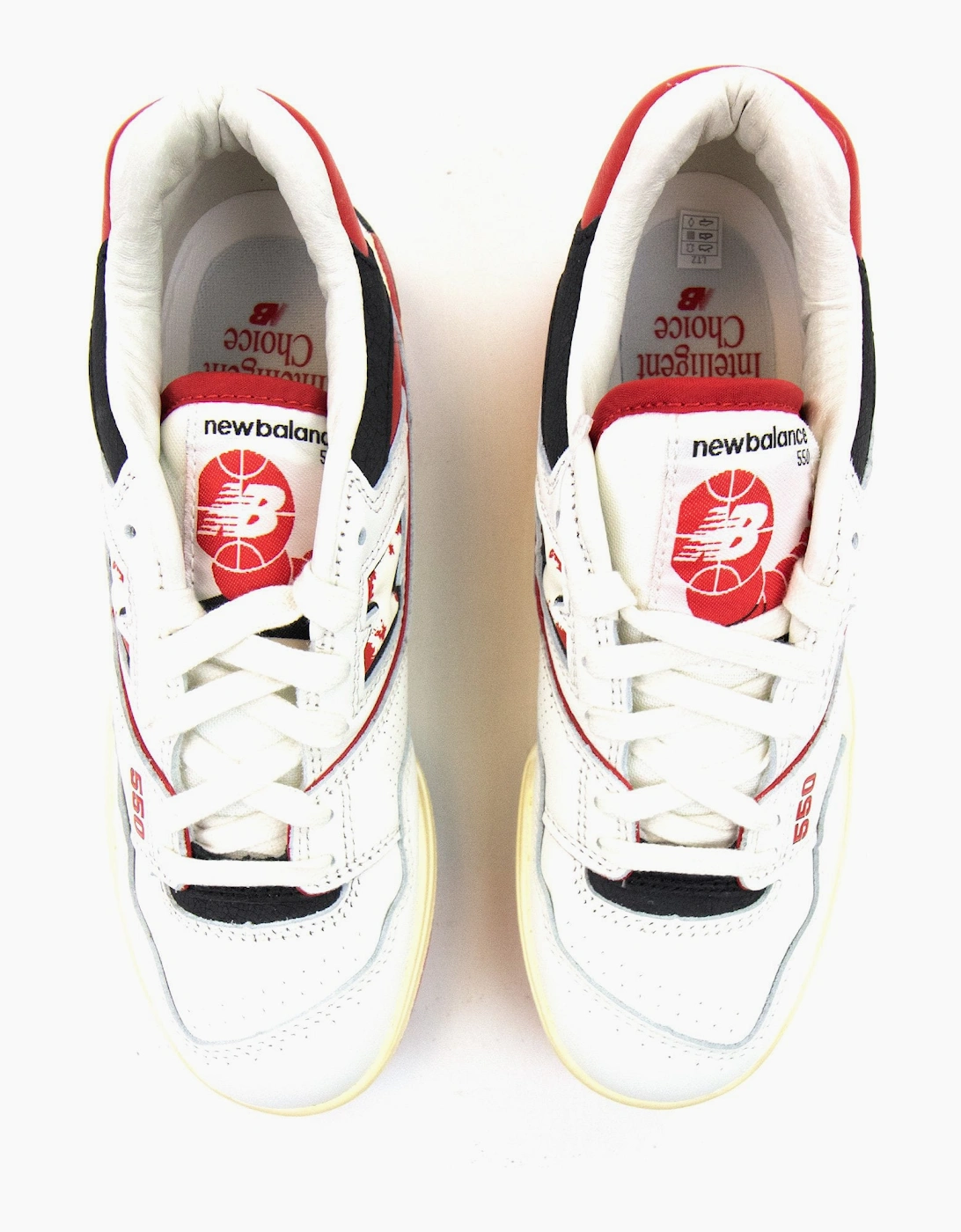 New Balance 550v Low Trainers White
