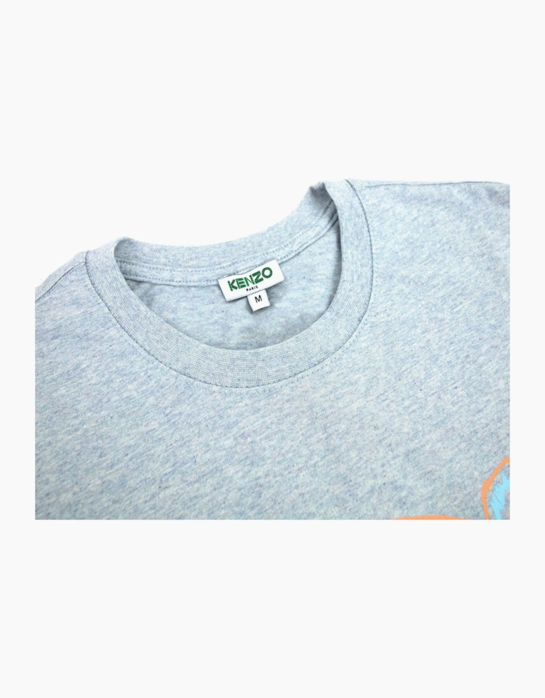 Kenzo Icon Tiger T-shirt Grey/Orange