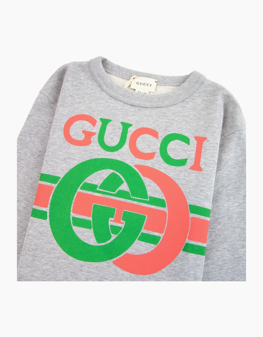 Gucci Junior Interlocking G Sweatshirt Grey