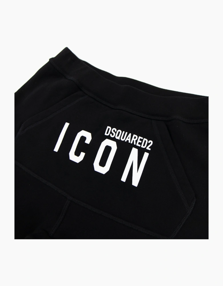 Dsquared2 Icon Sweatpants With Kangaroo Pocket Black