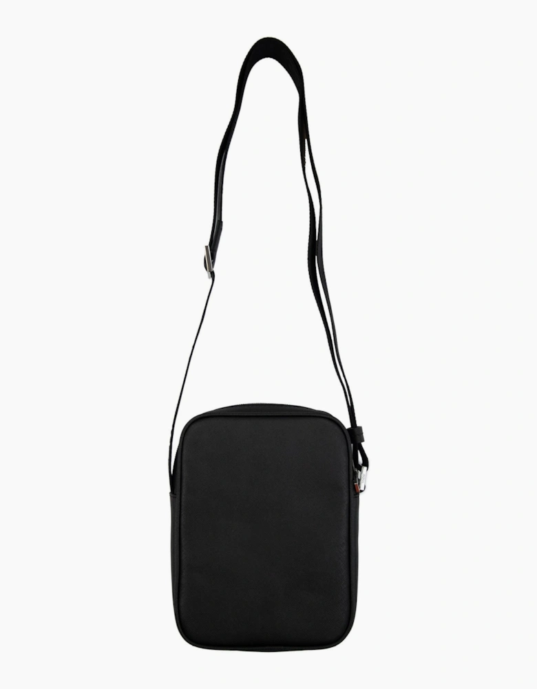 Hugo Boss Zair Ns Zip Logo Detail Reporter Bag Black 001