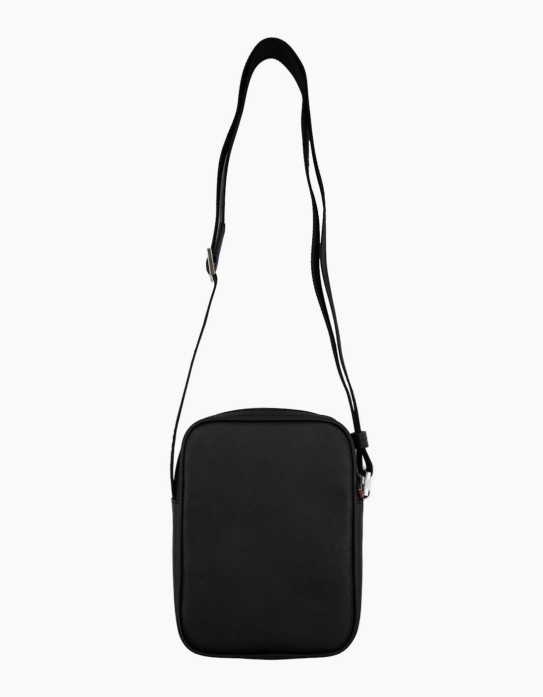Hugo Boss Zair Ns Zip Logo Detail Reporter Bag Black 001