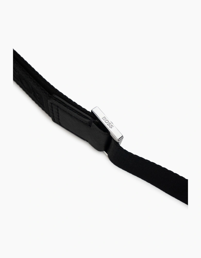Hugo Boss Zair Ns Zip Logo Detail Reporter Bag Black 001