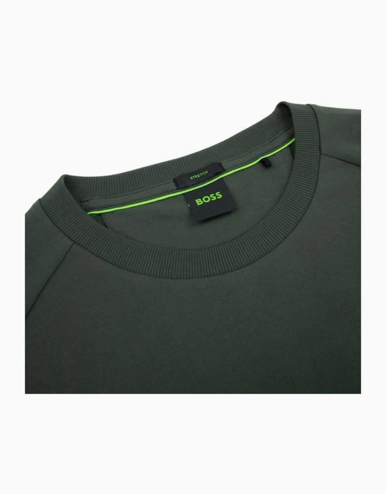 Hugo Boss Tee 2 Artwork Logo T Shirt Green 379
