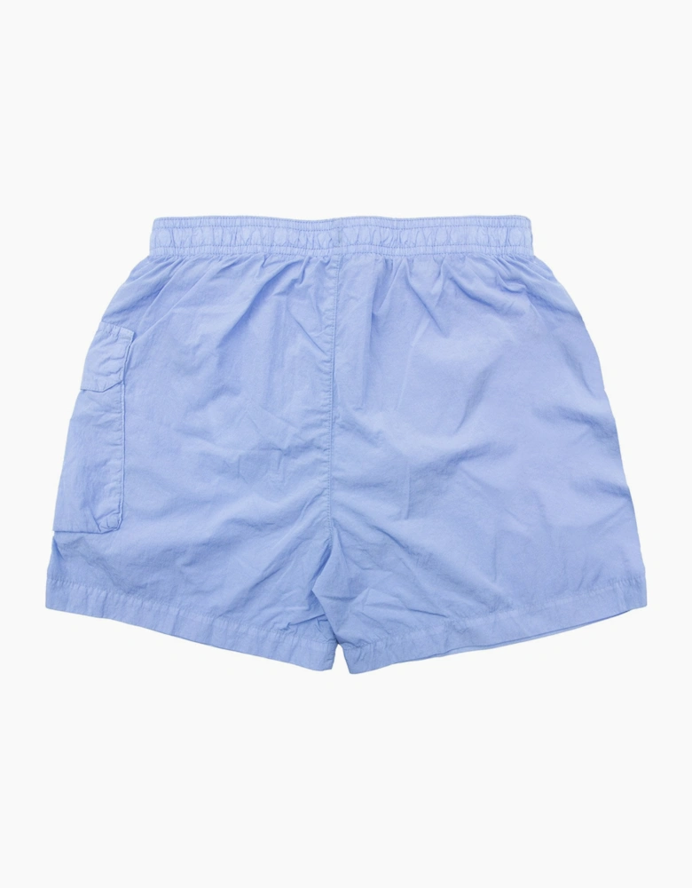 Cp Company Undersixteen Chrome-r Lense Cargo Swim Shorts Light Blue 857