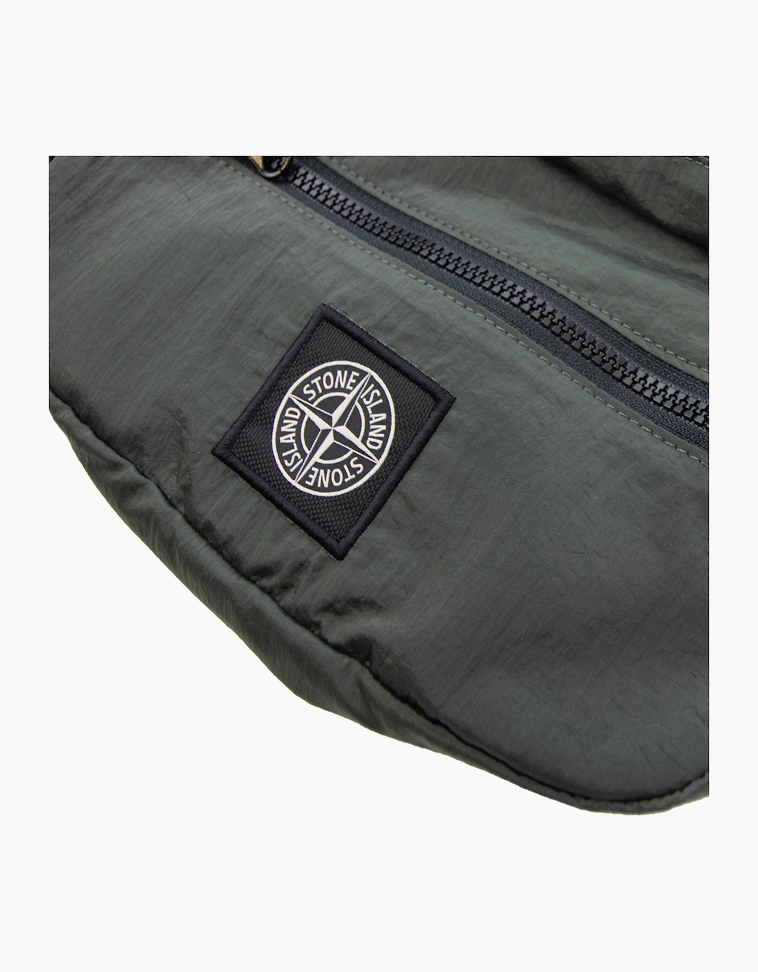 Stone Island Junior 91564 Nylon Metal Pouch Bag Khaki V0054