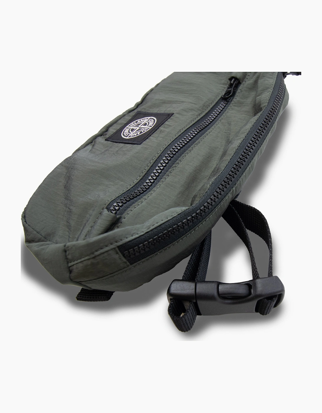 Stone Island Junior 91564 Nylon Metal Pouch Bag Khaki V0054