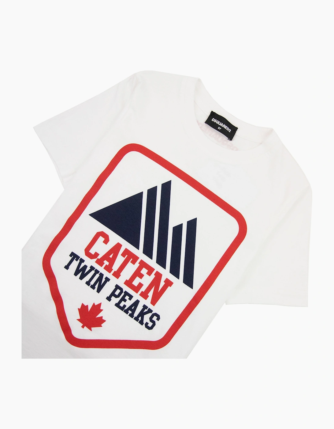 Dsquared2 Kids Twin Peaks Logo T Shirt White