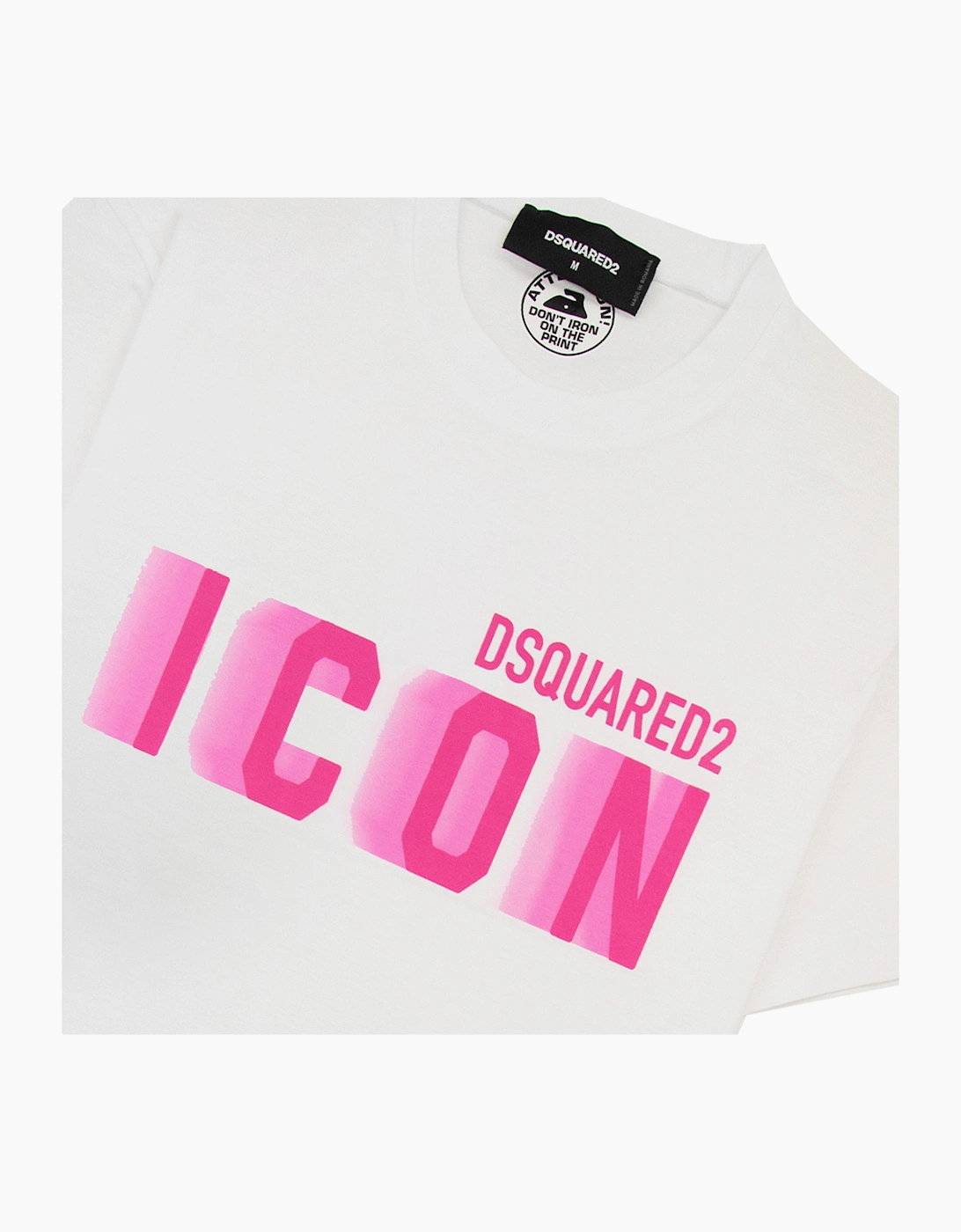 Dsquared2 Icon Blur Cool Fit T Shirt White