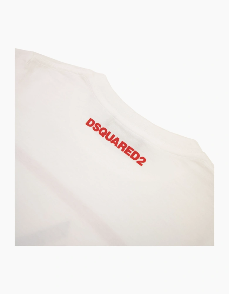 Dsquared2 Kids Twin Peaks Logo T Shirt White