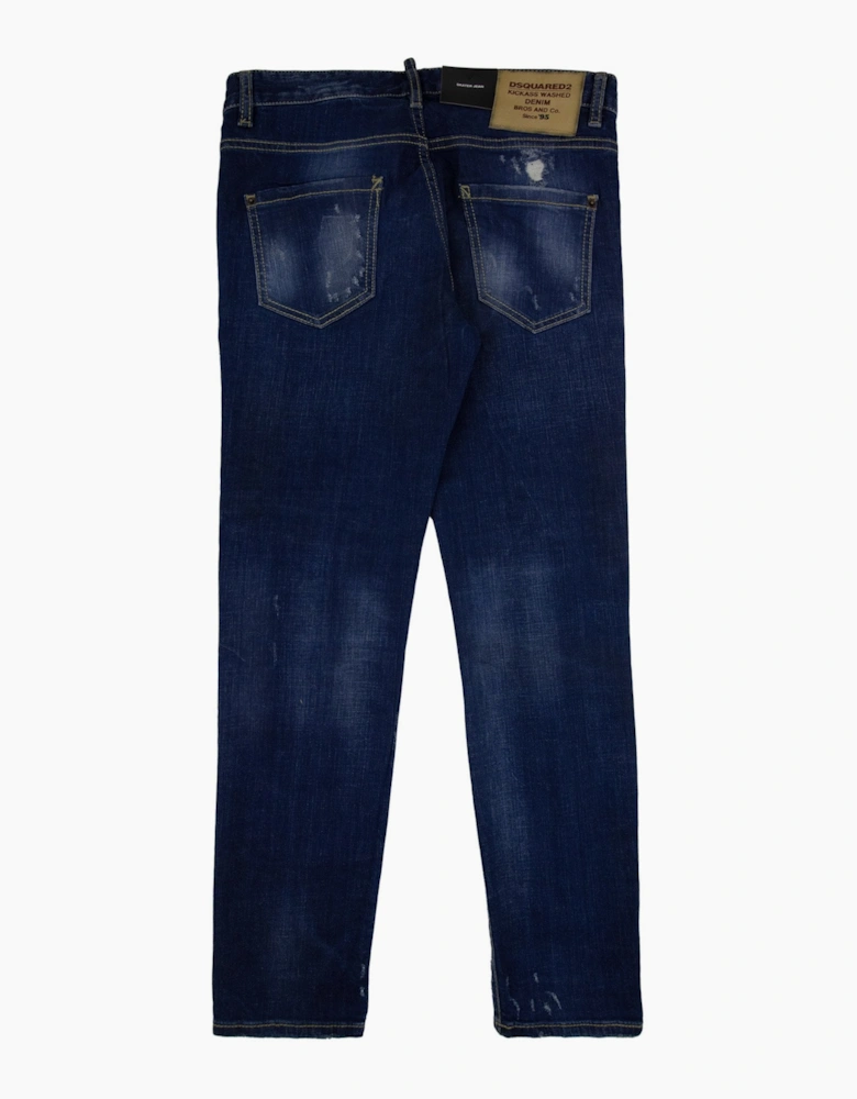 Dsquared2 Kickass Washed Skater Jean Denim 470