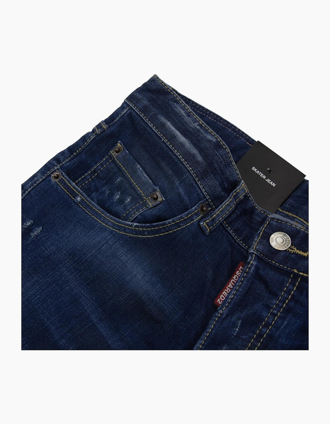 Dsquared2 Kickass Washed Skater Jean Denim 470