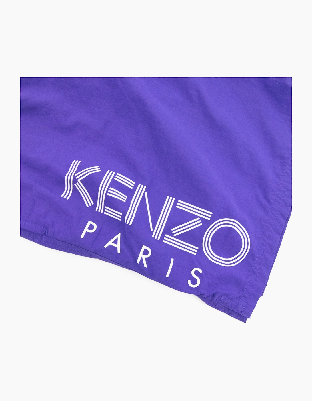 Kenzo Logo Bathing Shorts Purple