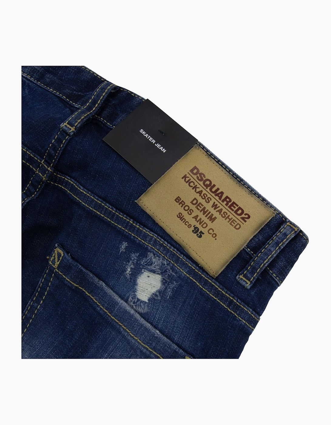 Dsquared2 Kickass Washed Skater Jean Denim 470
