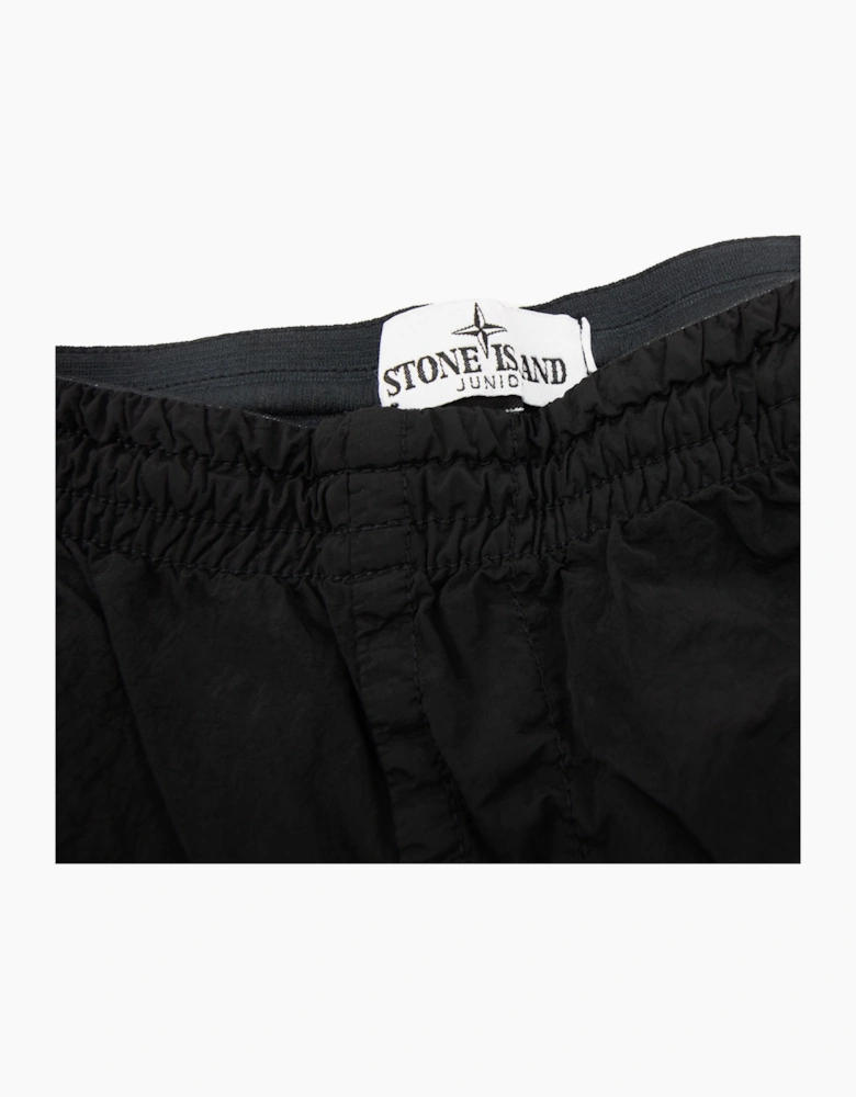 Stone Island Junior B10001 Nylon Metal In Econyle Swim Shorts Black V0029