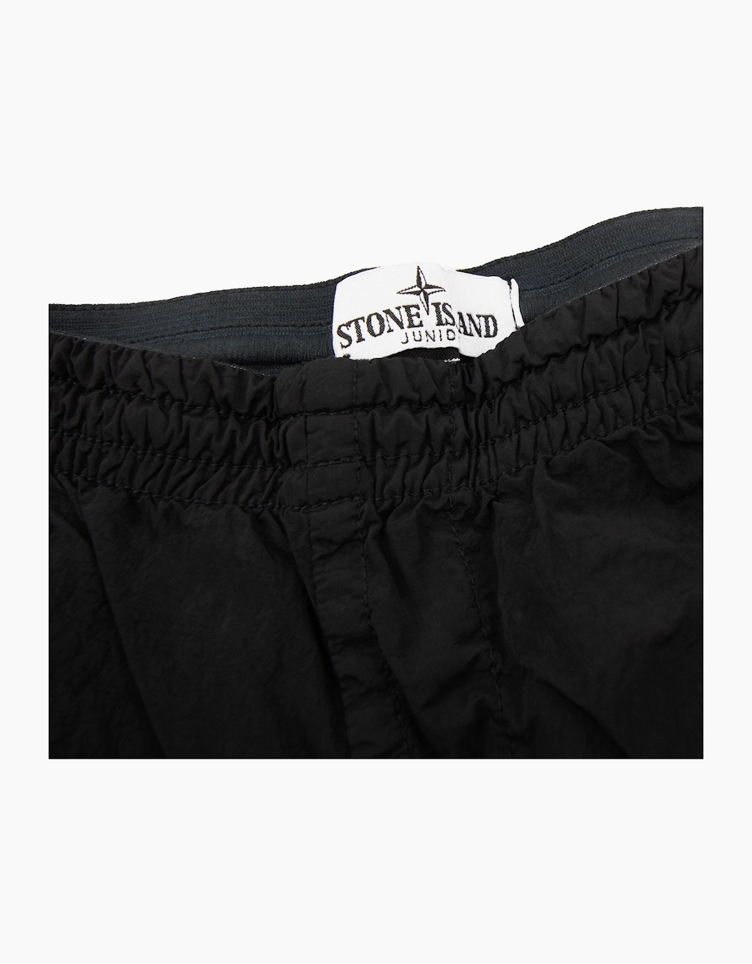 Stone Island Junior B10001 Nylon Metal In Econyle Swim Shorts Black V0029