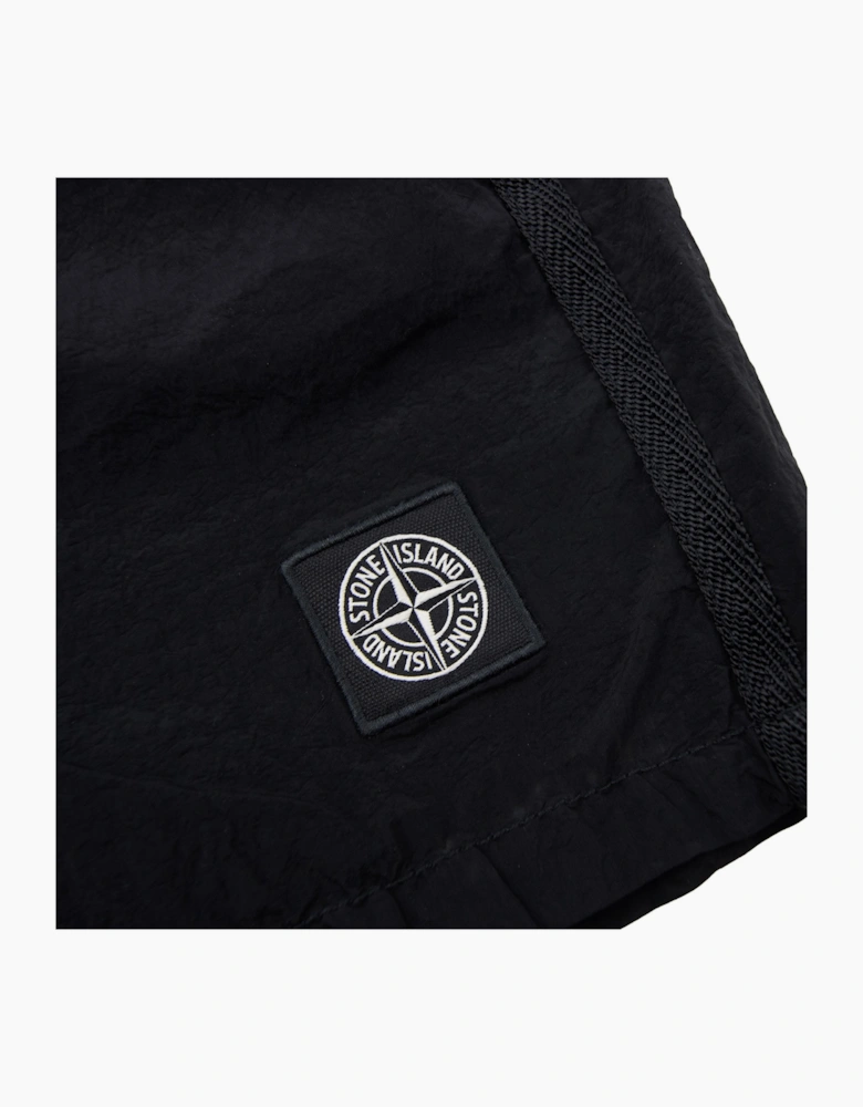 Stone Island Junior B10001 Nylon Metal In Econyle Swim Shorts Black V0029