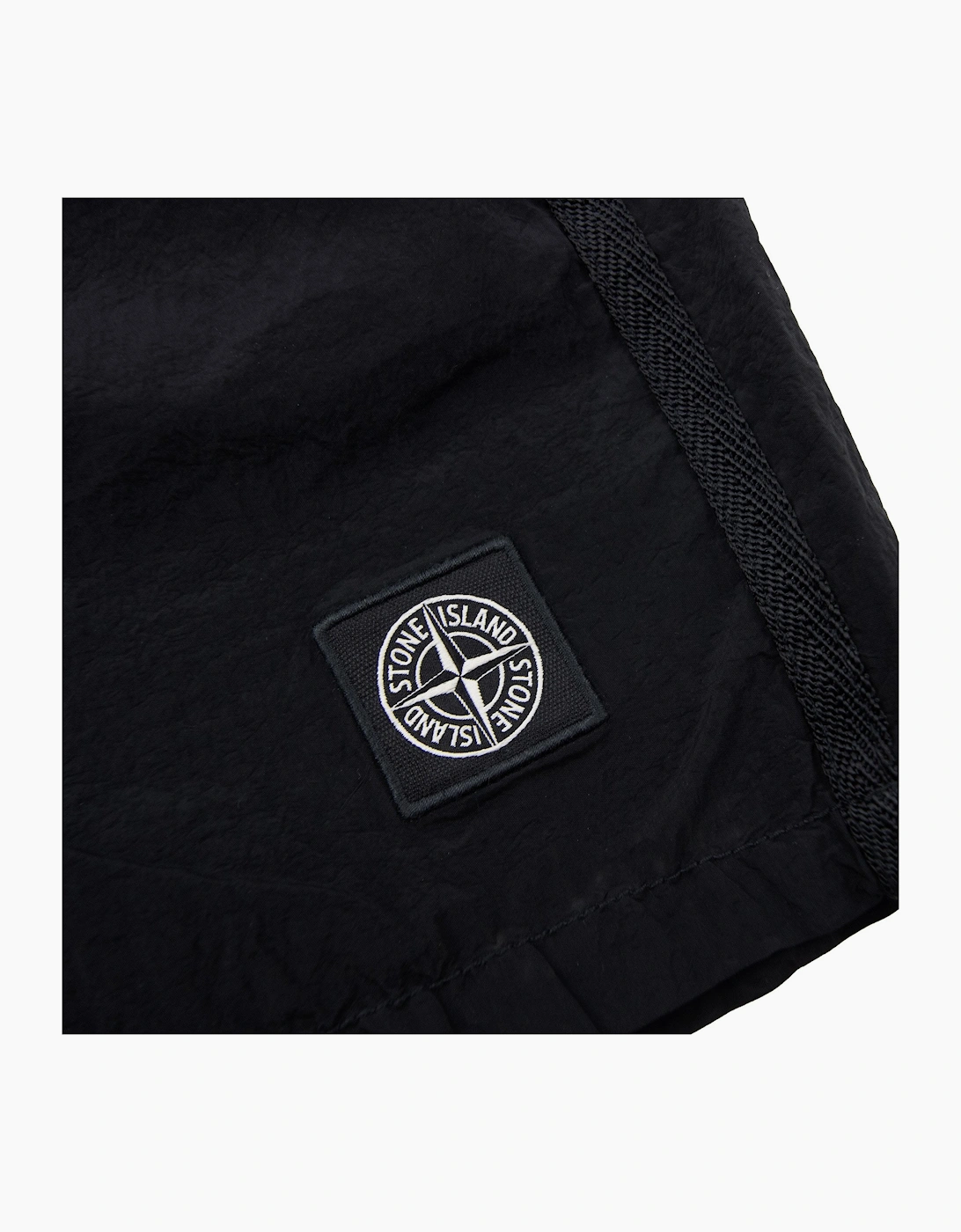 Stone Island Junior B10001 Nylon Metal In Econyle Swim Shorts Black V0029