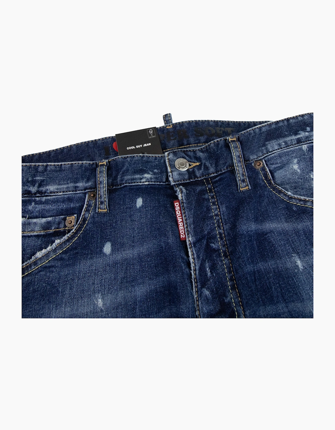 Dsquared2 Dark Moldy Wash Cool Guy Jean Navy Blue 470