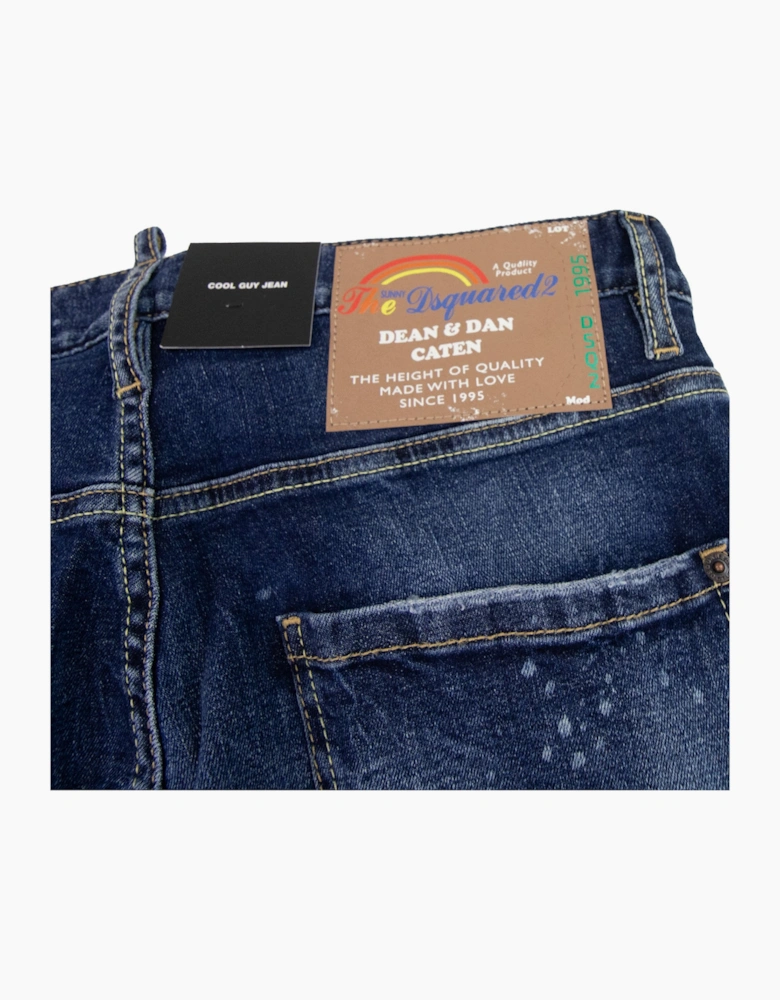 Dsquared2 Dark Moldy Wash Cool Guy Jean Navy Blue 470