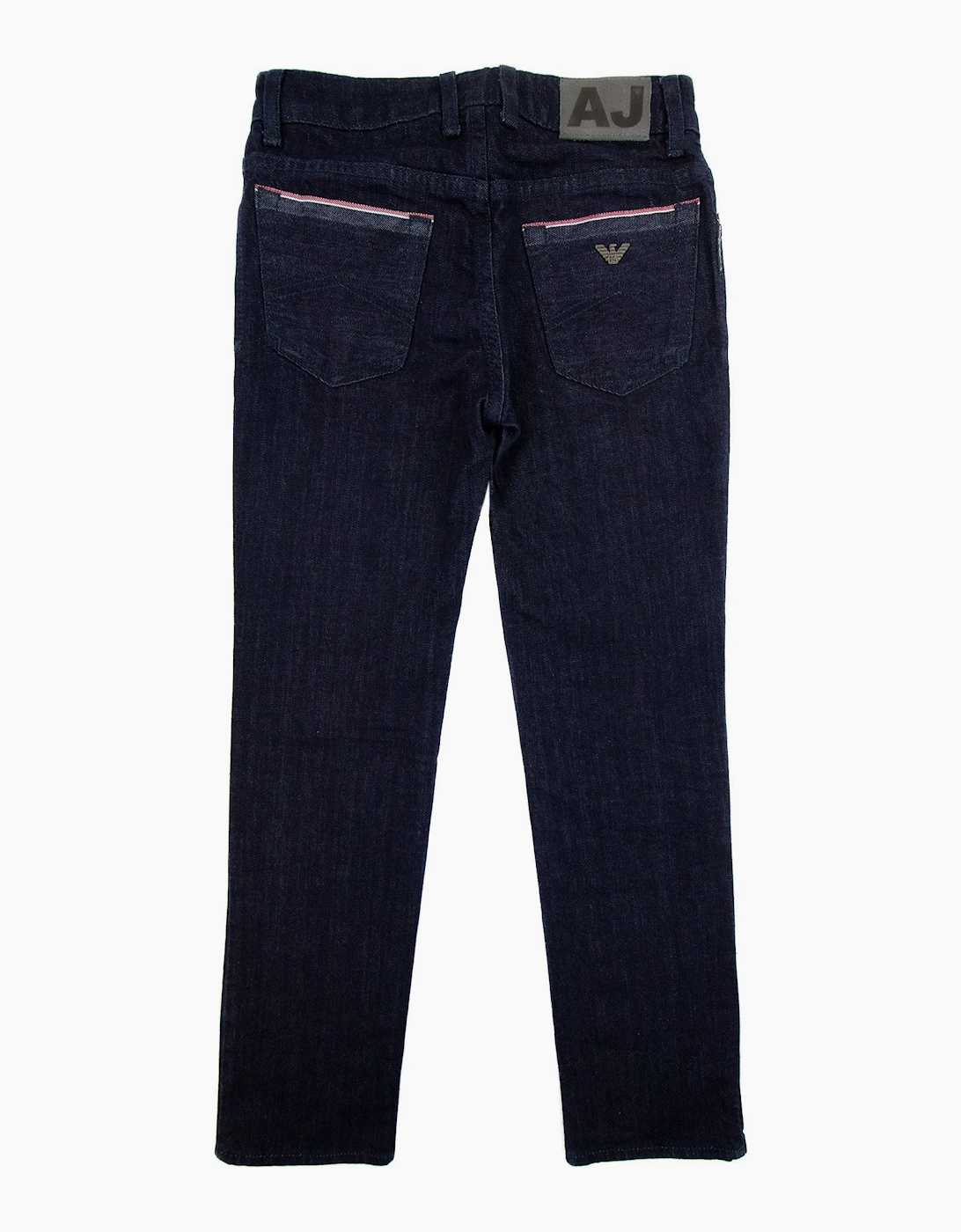 Armani Junior Five Pocket Dark Denim Jeans Dark Denim