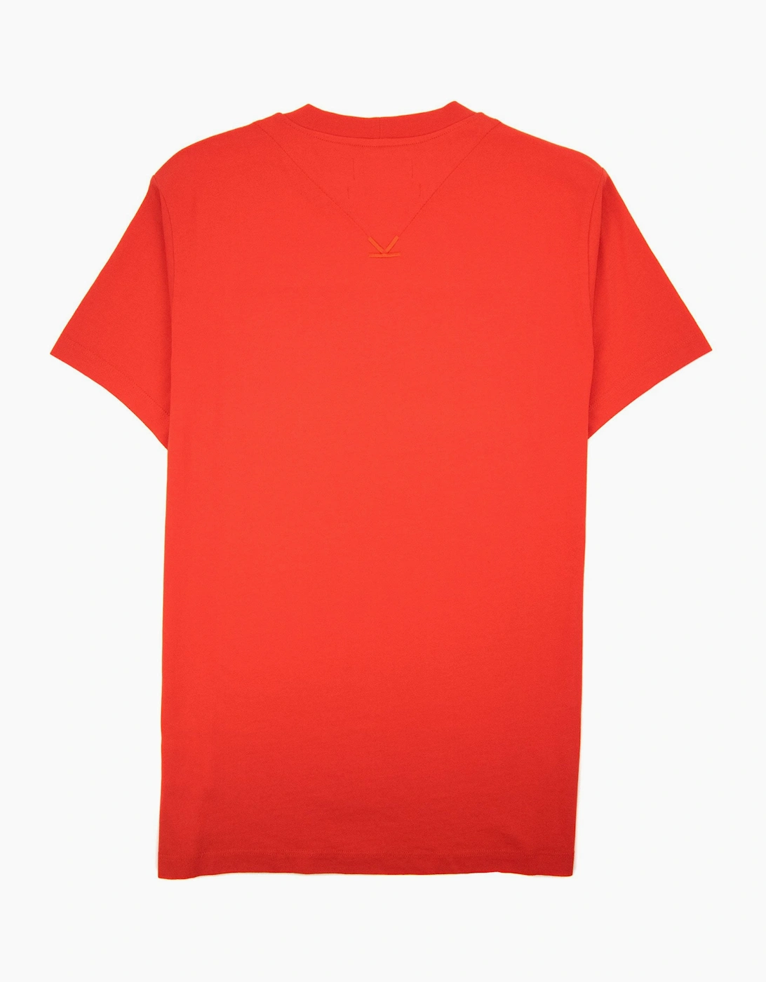 Kenzo Logo Patch T Shirt Red