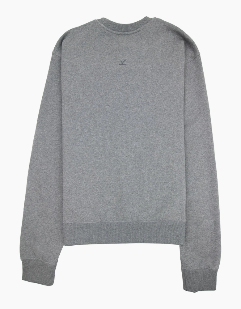 Kenzo Logo Print Crewneck Sweatshirt Dark Grey