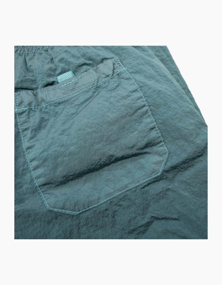 Stone Island Junior B10001 Nylon Metal In Econyle Swim Shorts Light Green S0043