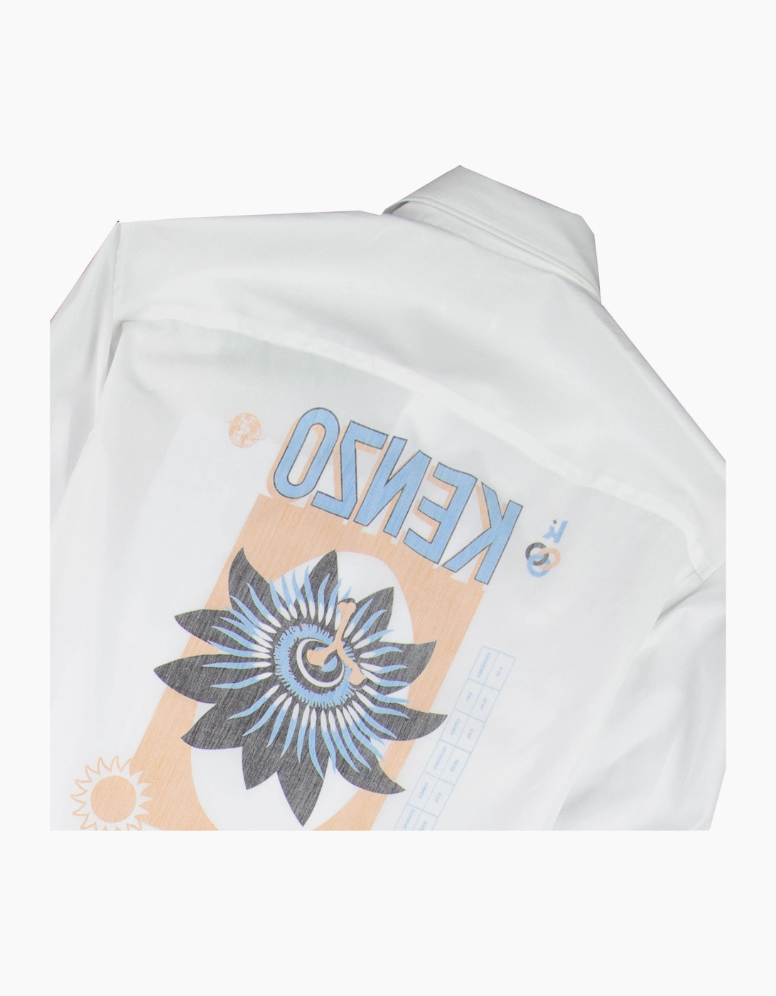 Kenzo Passion Flower Slim-fit Shirt White