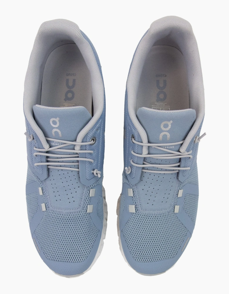 On Running Cloud 5 Running Trainer Chambray/white