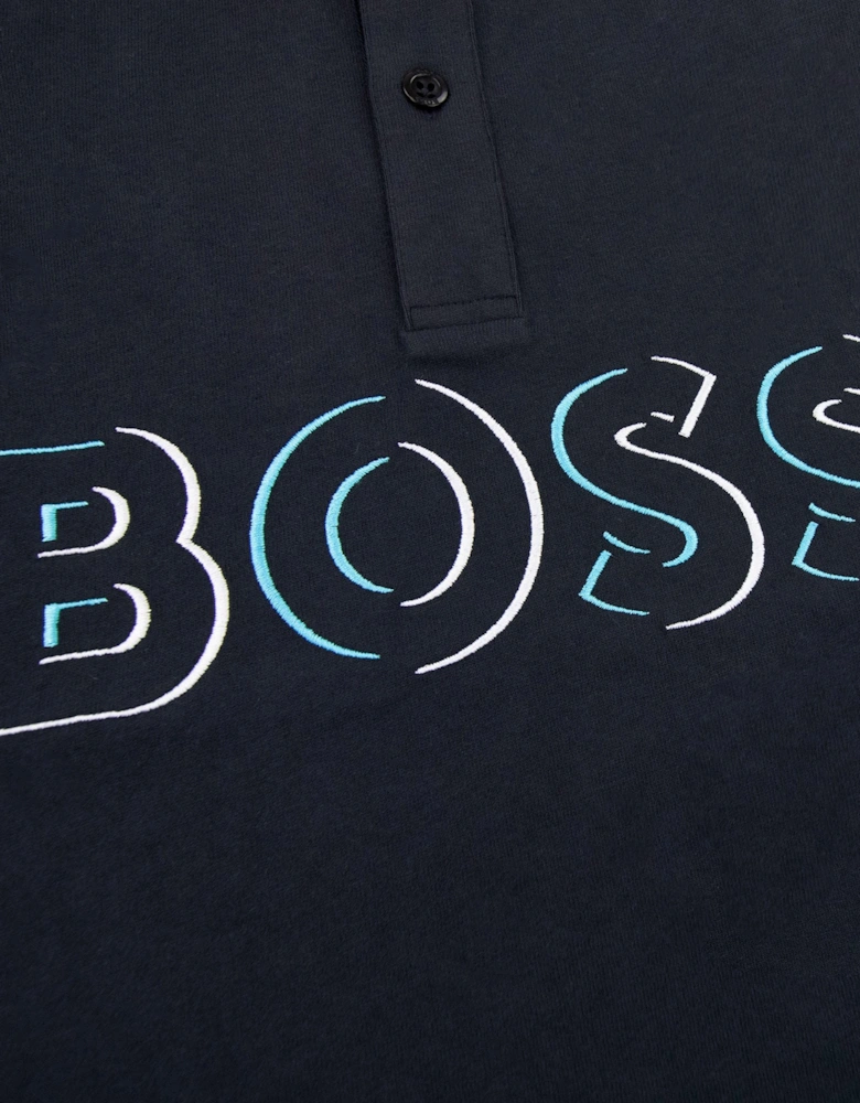 Hugo Boss Pavel Embroidered Logo Polo Navy 402
