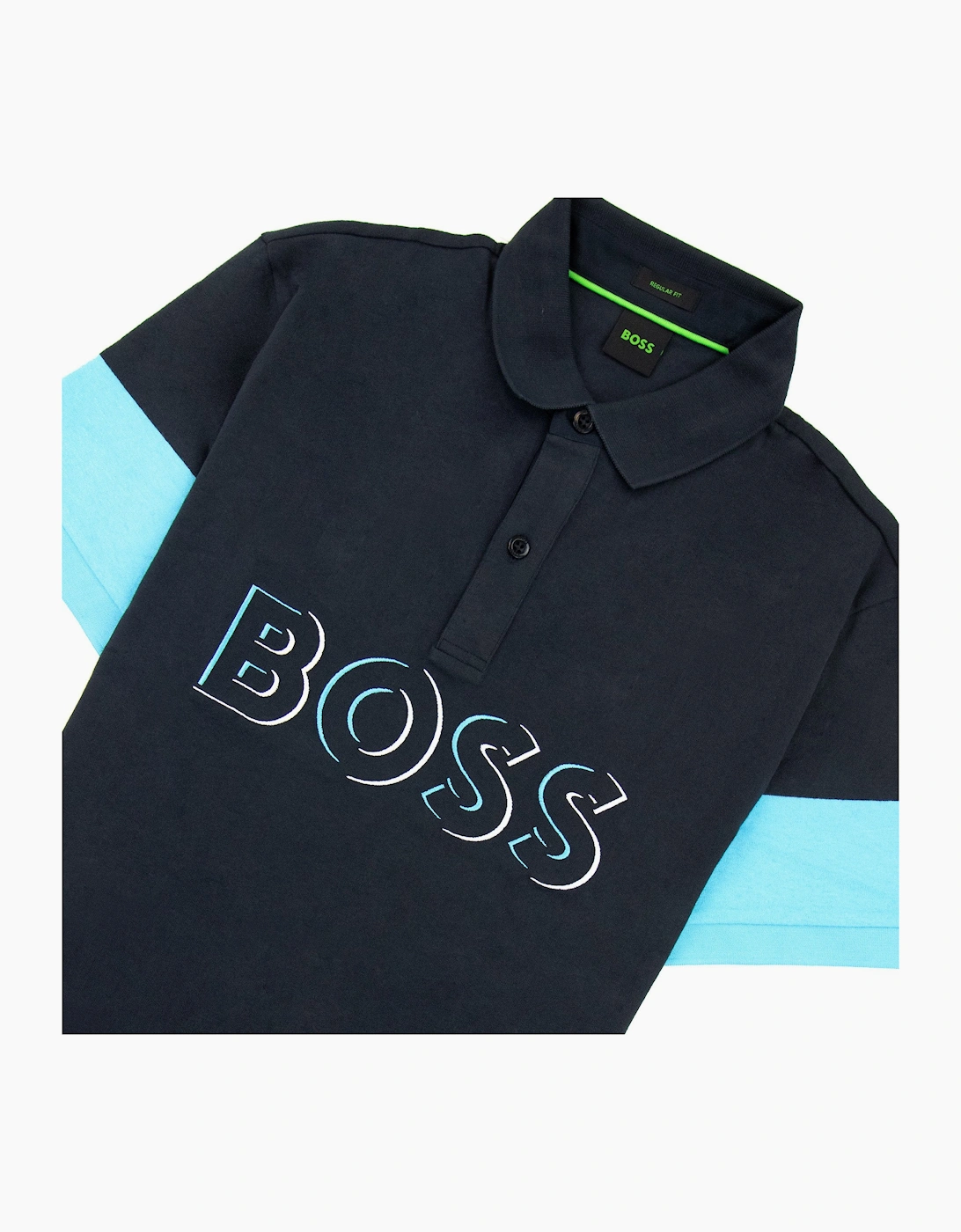 Hugo Boss Pavel Embroidered Logo Polo Navy 402