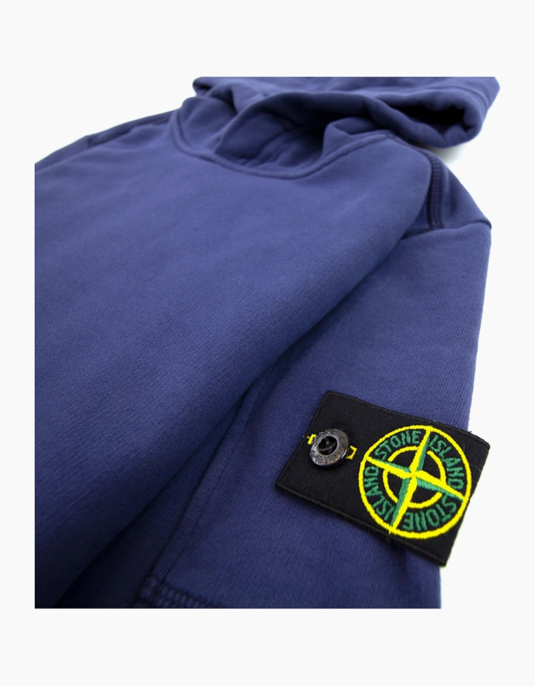 Stone Island Junior 60240 Hooded Sweatshirt Blue V0026