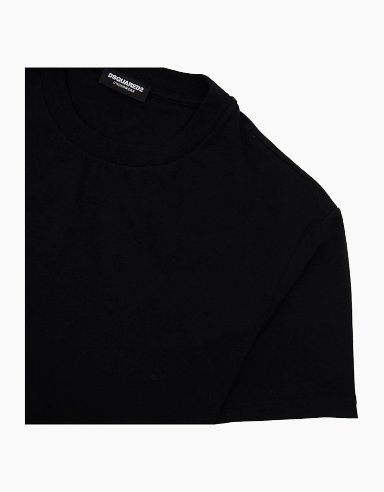 Dsquared2 Embroidered Back Logo T Shirt Black