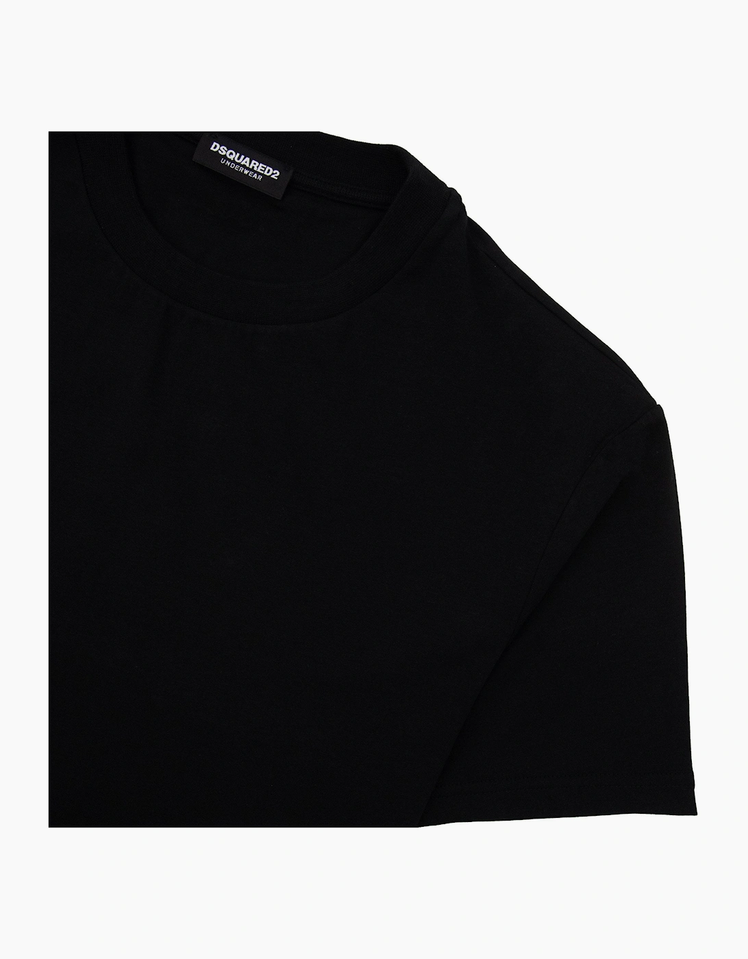 Dsquared2 Embroidered Back Logo T Shirt Black