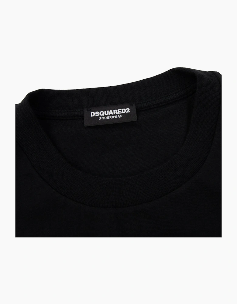 Dsquared2 Embroidered Back Logo T Shirt Black