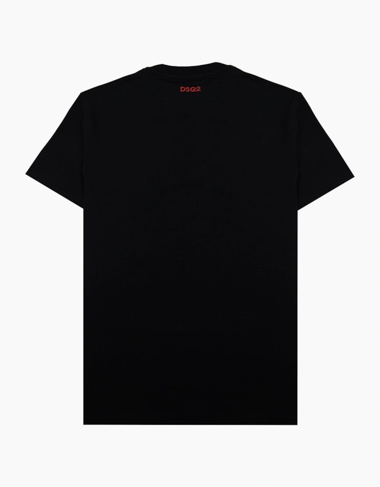 Dsquared2 Embroidered Back Logo T Shirt Black
