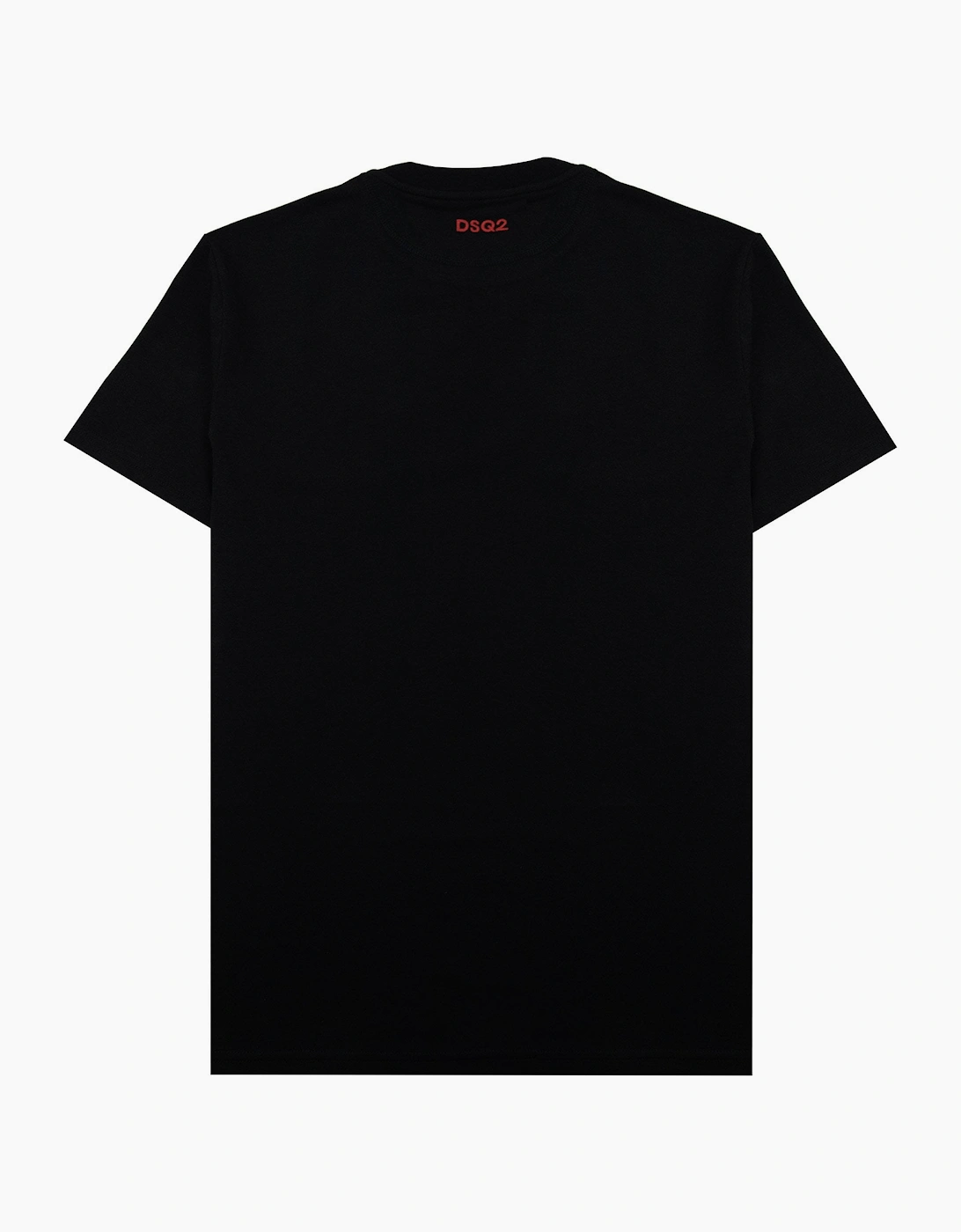 Dsquared2 Embroidered Back Logo T Shirt Black