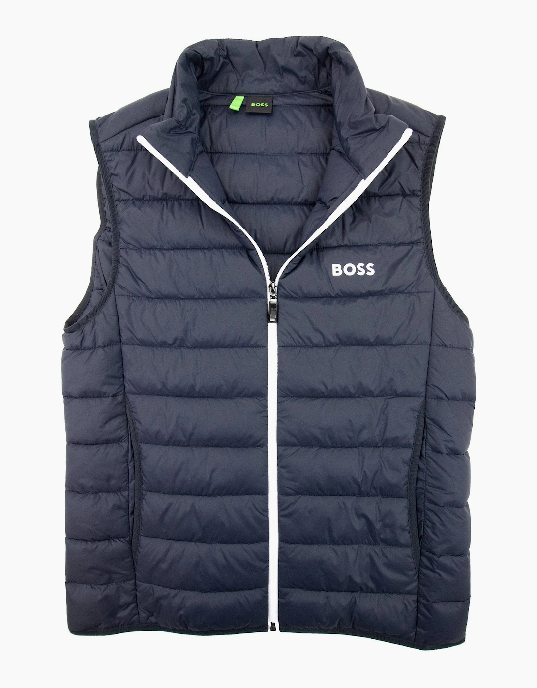 Hugo Boss V Thor Logo Detail Water Repellent Gilet Navy 402