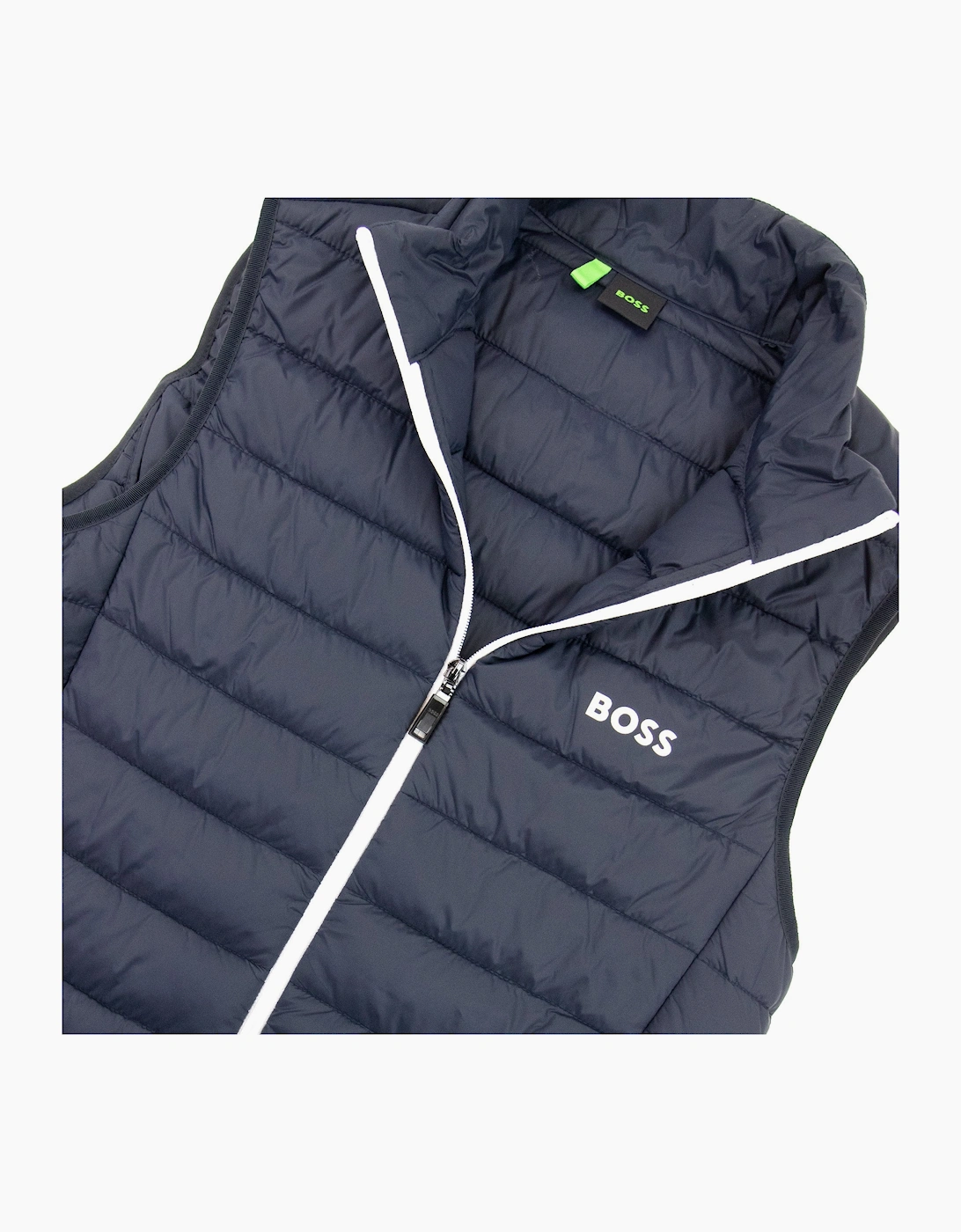 Hugo Boss V Thor Logo Detail Water Repellent Gilet Navy 402