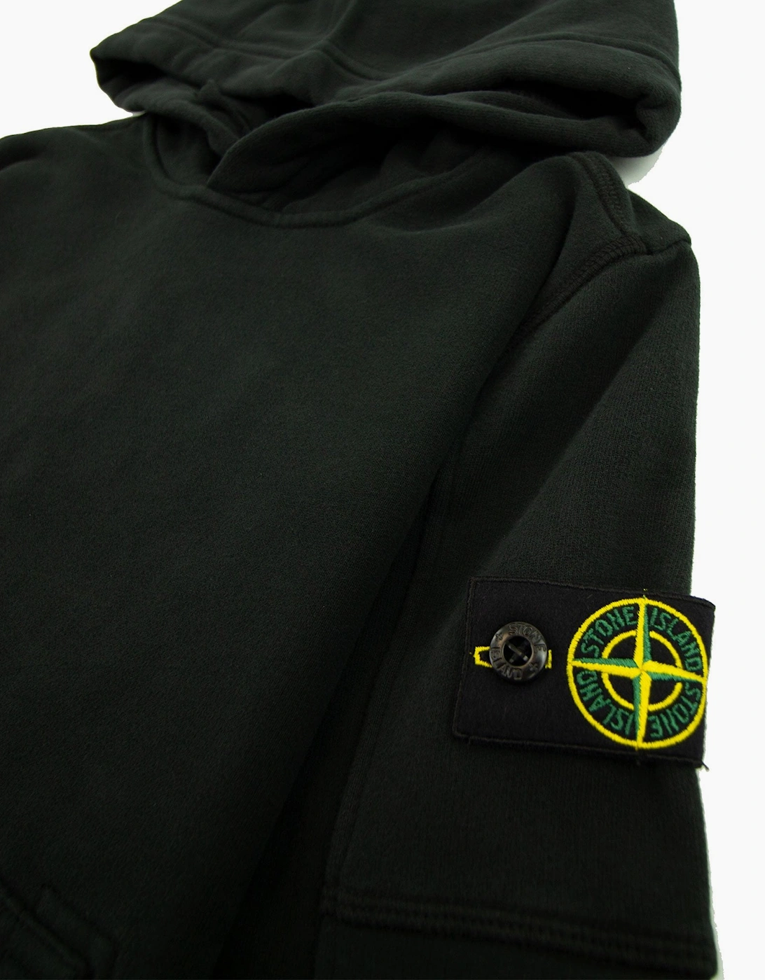 Stone Island Junior 60240 Hooded Sweatshirt Black V0029