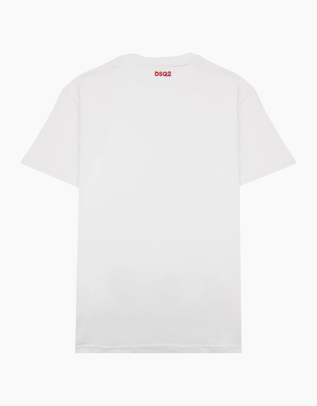 Dsquared2 Embroidered Back Logo T Shirt White